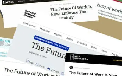 An open letter to organizational leaders and the HR community: The Future of Work is not now