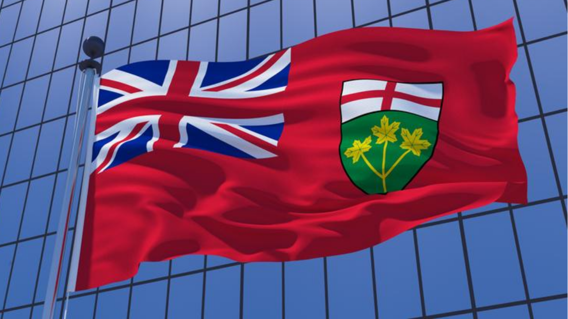 Ontario flag Ontario flag
