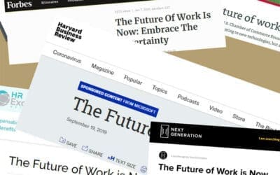 An open letter to organizational leaders and the HR community: The Future of Work is not now